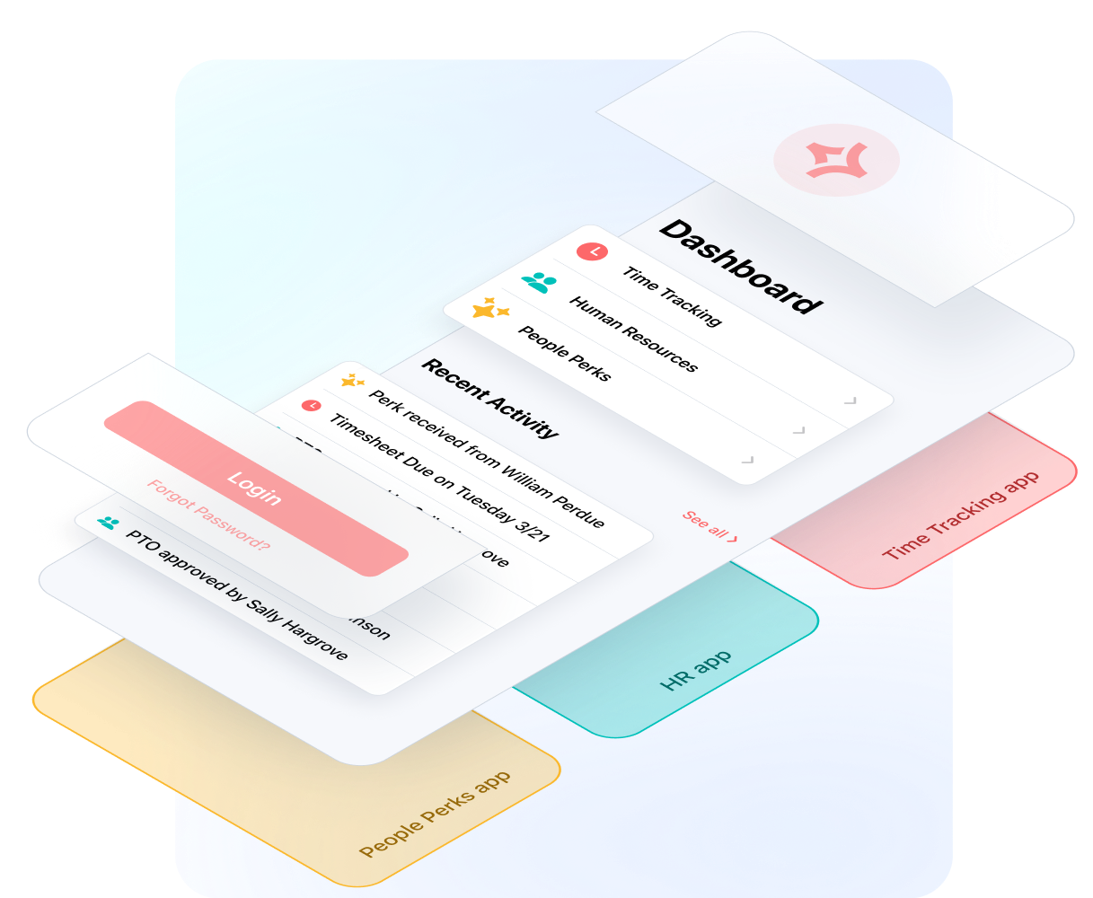 Improved operational efficiency abstraction image with microapps as layers