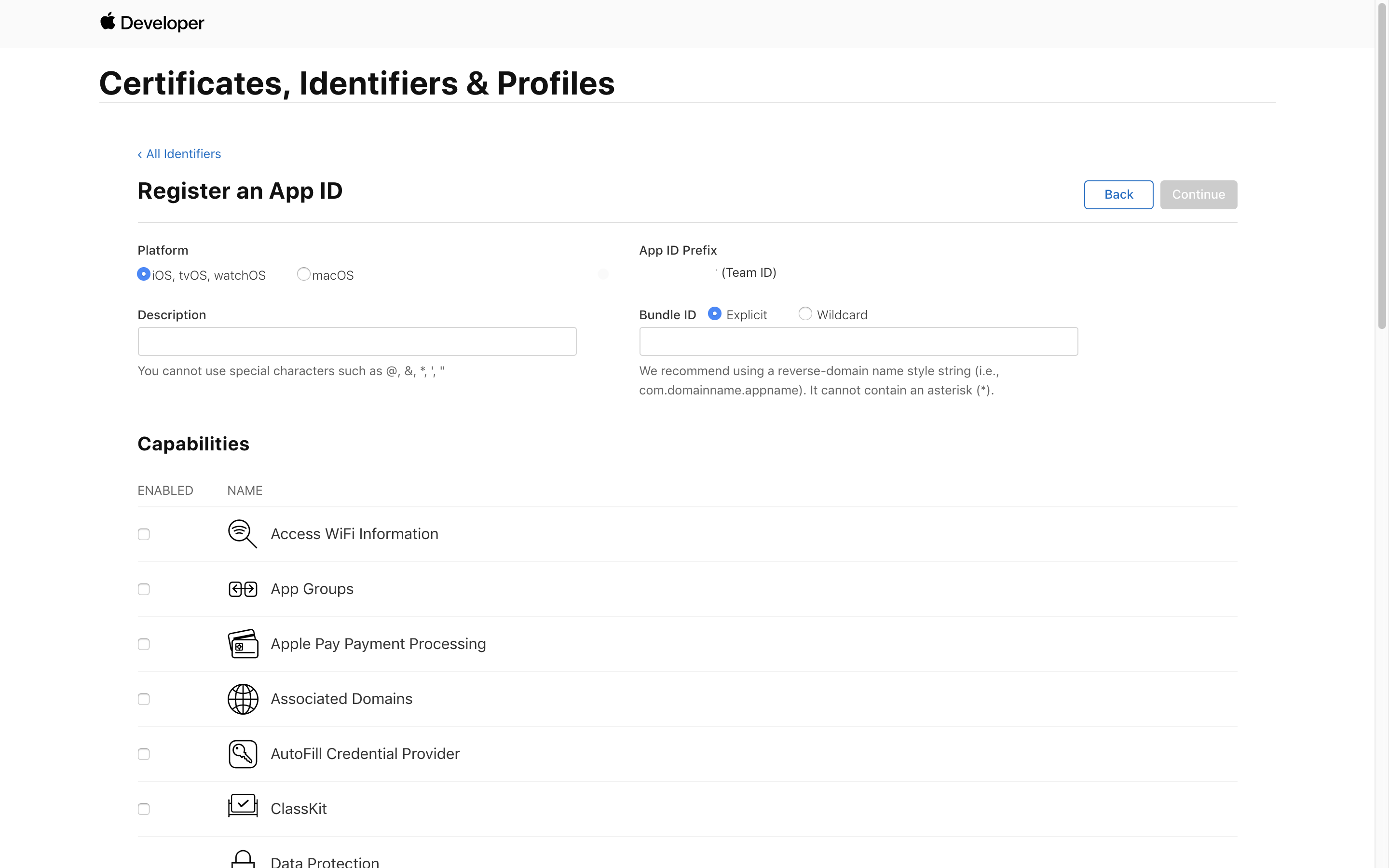 iOS App id